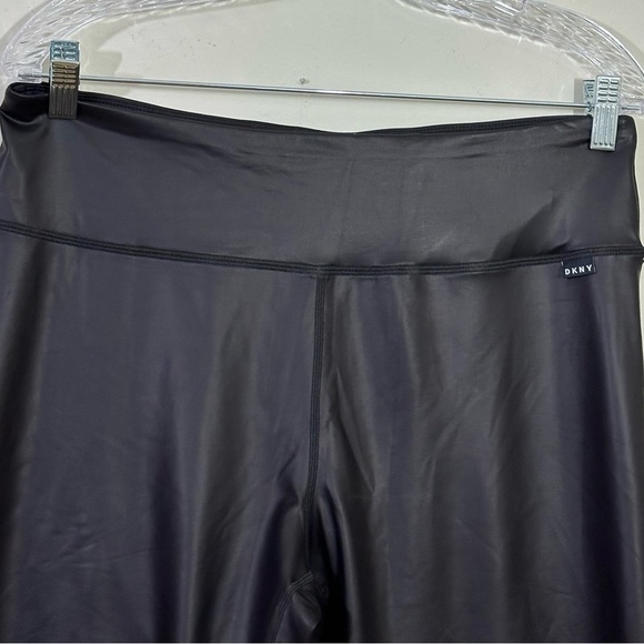 DKNY Sport sz XL faux leather pants in very nice quality fabric - Picture 2 of 14